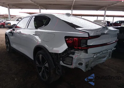 2024 Polestar 2 Long Range Dual Motor/Long Range Dual Motor Plus z USA, uszkodzony, nr VIN YSMFD3KA5RL216884